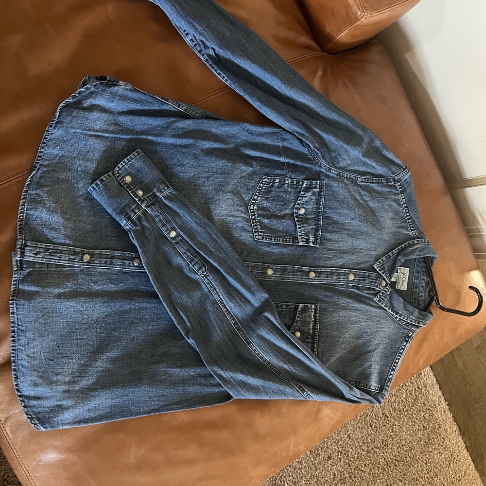 J. Crew denim button up